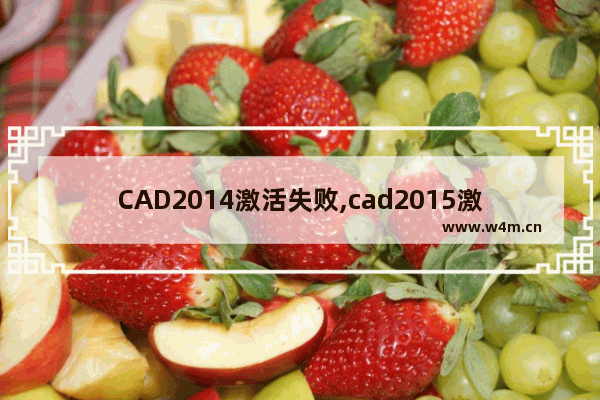 CAD2014激活失败,cad2015激活失败怎么办