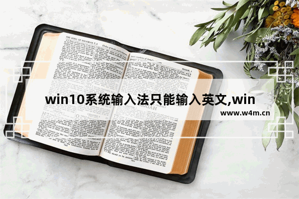 win10系统输入法只能输入英文,window10输入法只能英文