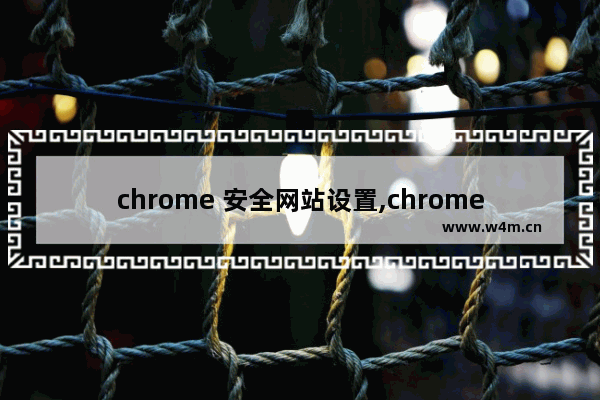 chrome 安全网站设置,chrome浏览器怎么添加安全站点