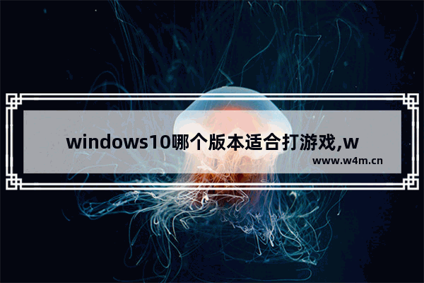 windows10哪个版本适合打游戏,win10系统玩游戏用哪个版本好