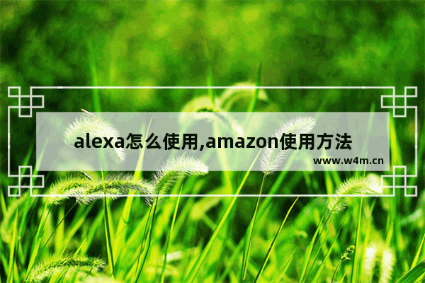 alexa怎么使用,amazon使用方法