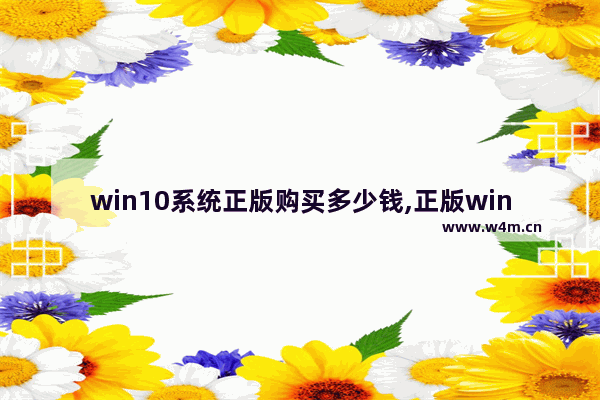 win10系统正版购买多少钱,正版win10去哪里买