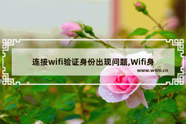 连接wifi验证身份出现问题,Wifi身份验证出现问题