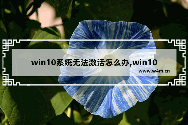 win10系统无法激活怎么办,win10系统为什么激活不了