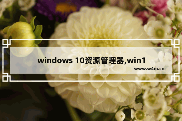 windows 10资源管理器,win10资源管理软件