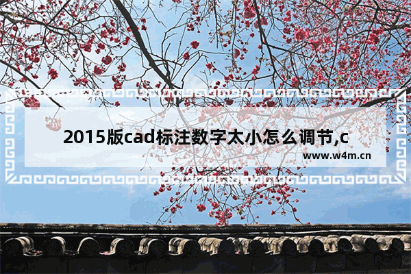 2015版cad标注数字太小怎么调节,cad2017标注尺寸数字太小怎么设置_1