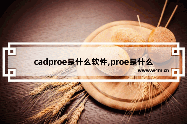 cadproe是什么软件,proe是什么软件好学吗