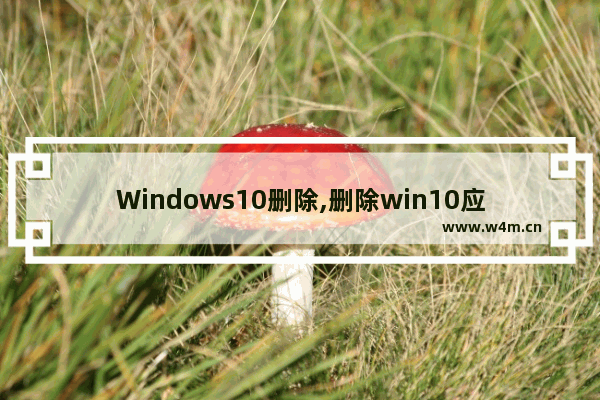 Windows10删除,删除win10应用