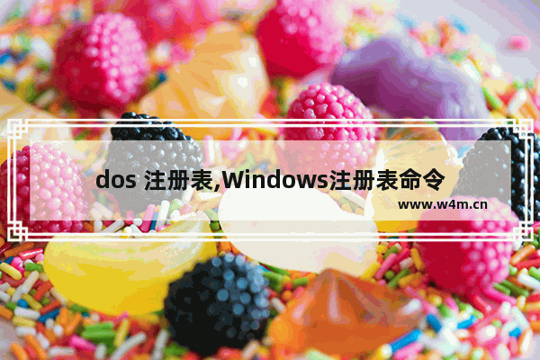 dos 注册表,Windows注册表命令