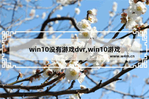 win10没有游戏dvr,win10游戏dvr未找到