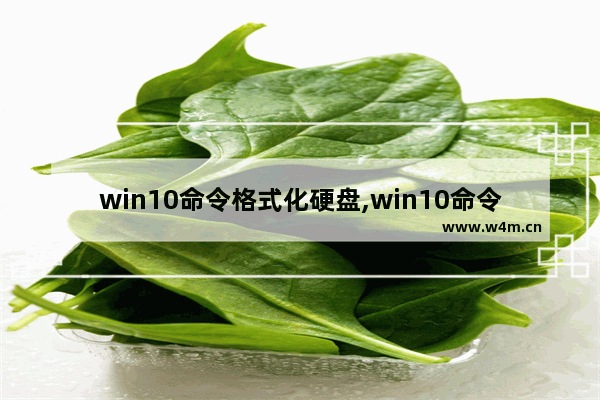 win10命令格式化硬盘,win10命令行格式化磁盘