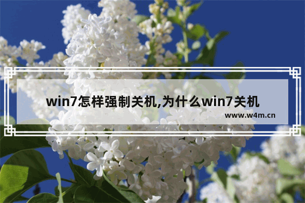 win7怎样强制关机,为什么win7关机都要提示强制关机