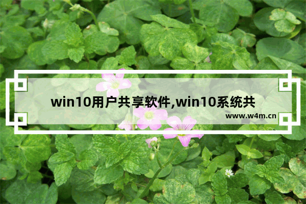 win10用户共享软件,win10系统共享设置方法