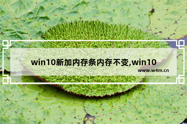 win10新加内存条内存不变,win10加内存后无法进入系统