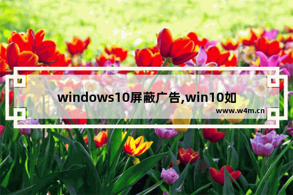 windows10屏蔽广告,win10如何杜绝广告