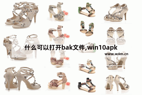 什么可以打开bak文件,win10apk文件怎么打开