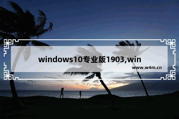 windows10专业版1903,window10专业版1903 怎么样-