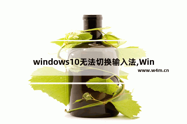 windows10无法切换输入法,Win10无法切换输入法