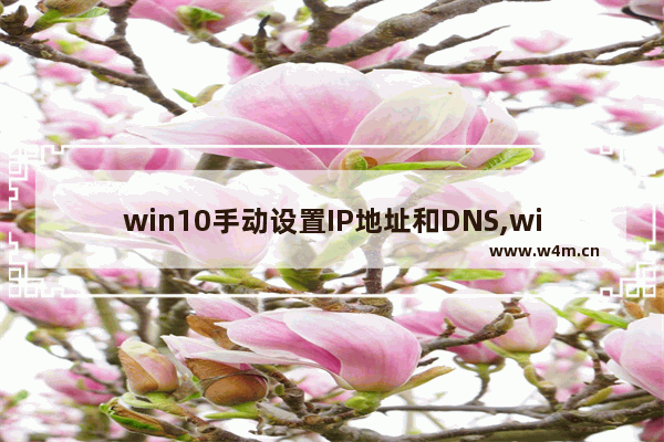 win10手动设置IP地址和DNS,win10使用下面的DNS服务器地址