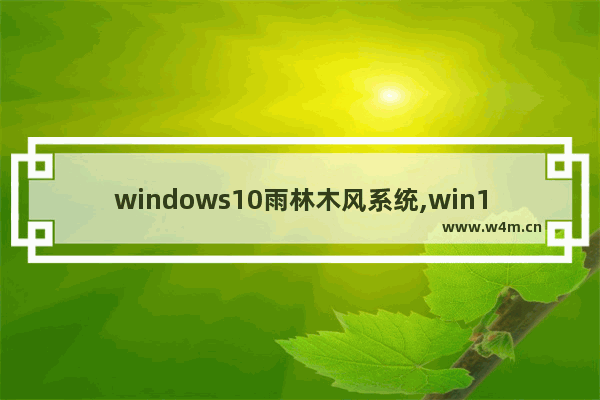 windows10雨林木风系统,win10系统下载