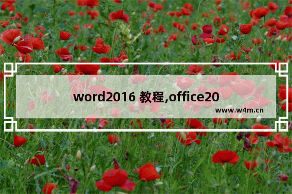 word2016 教程,office2016制作ppt教程