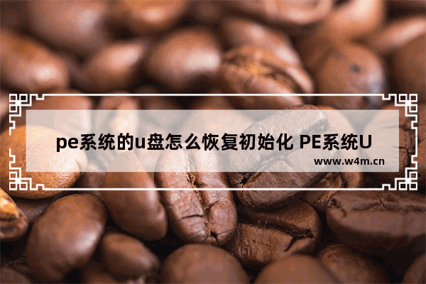 pe系统的u盘怎么恢复初始化 PE系统U盘恢复初始化教程