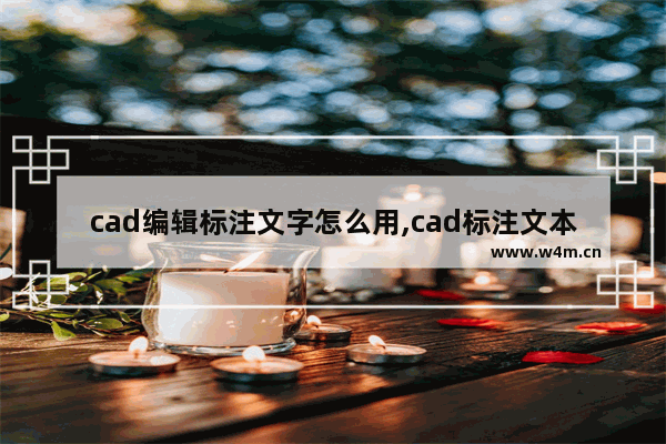 cad编辑标注文字怎么用,cad标注文本编辑