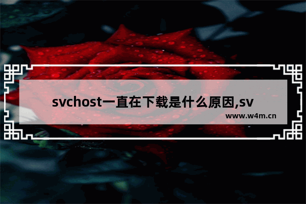 svchost一直在下载是什么原因,svchost.exe一直在下载怎么办