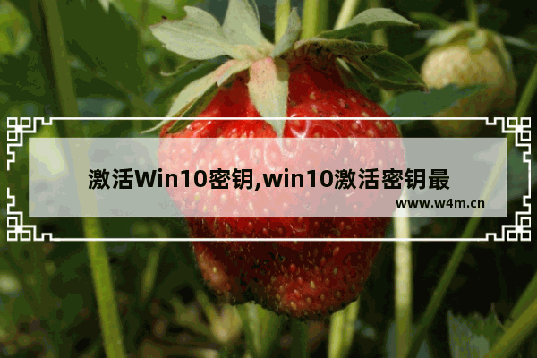 激活Win10密钥,win10激活密钥最新教程