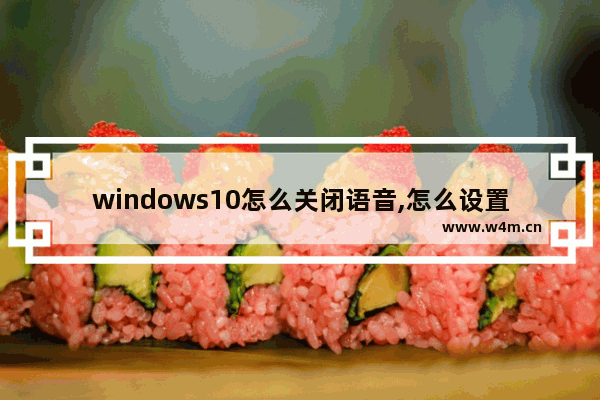 windows10怎么关闭语音,怎么设置语音关机