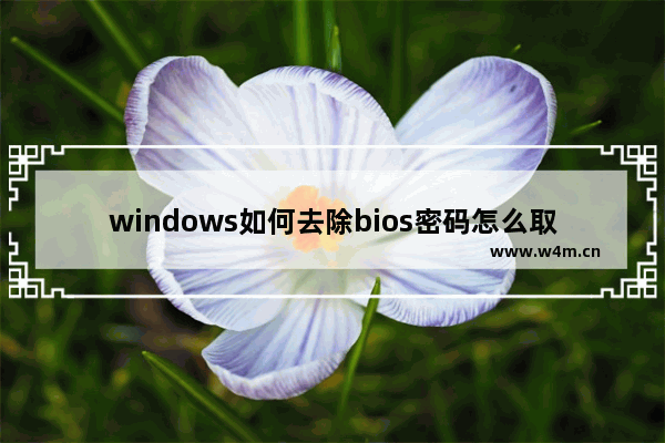 windows如何去除bios密码怎么取消,win10怎么关闭bios管理员密码和开机密码