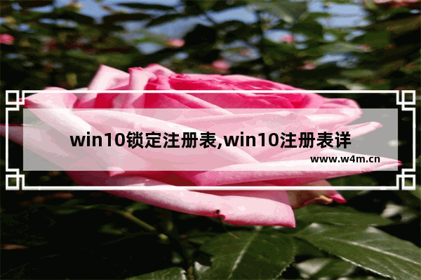 win10锁定注册表,win10注册表详解