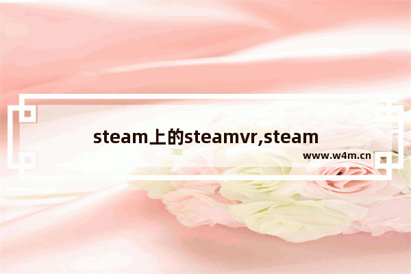 steam上的steamvr,steamvr性能视图