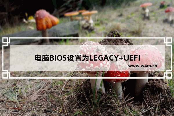 电脑BIOS设置为LEGACY+UEFI启动,win7 legacy改uefi