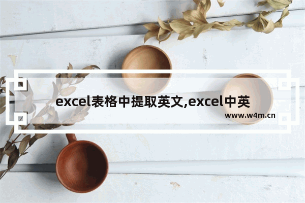 excel表格中提取英文,excel中英文分离得到纯中文