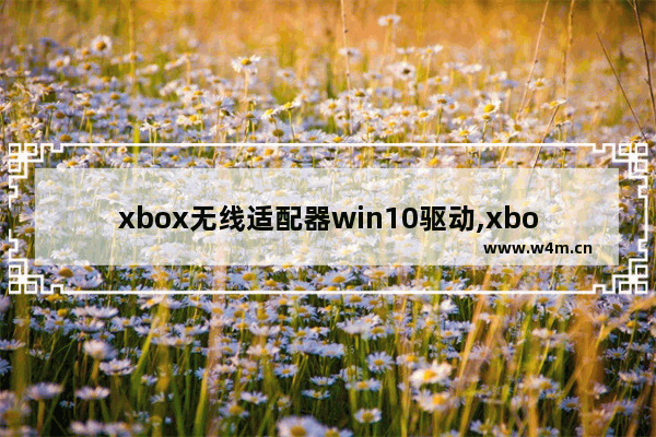 xbox无线适配器win10驱动,xbox手柄windows10适配器