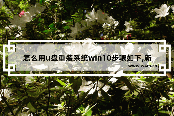 怎么用u盘重装系统win10步骤如下,新手如何用u盘重装win10系统