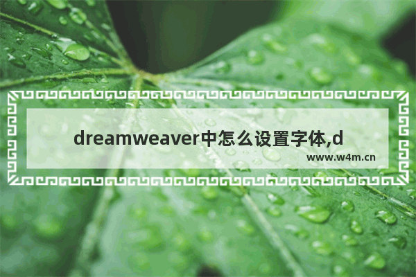 dreamweaver中怎么设置字体,dreamweaver默认字体_1