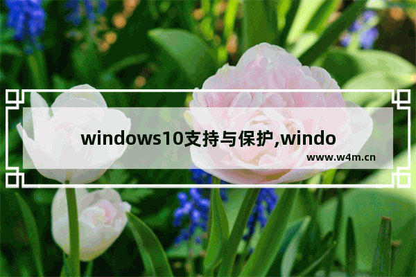 windows10支持与保护,windows10系统保护怎么利用