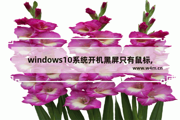 windows10系统开机黑屏只有鼠标,win10系统开机黑屏只有鼠标