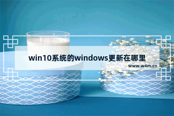 win10系统的windows更新在哪里,windows10的更新系统在哪里