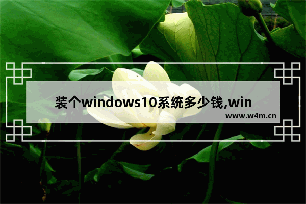 装个windows10系统多少钱,win10多少钱