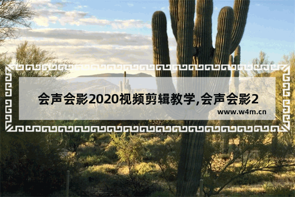 会声会影2020视频剪辑教学,会声会影2020新版本视频教程