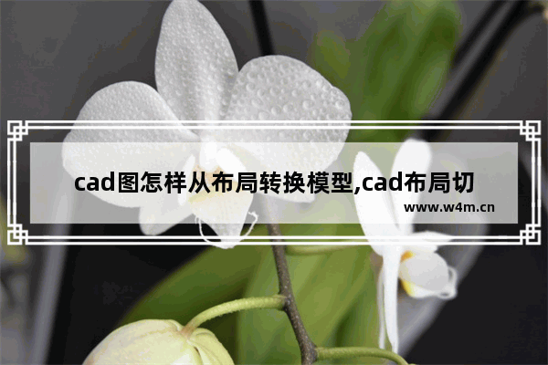 cad图怎样从布局转换模型,cad布局切换到模型