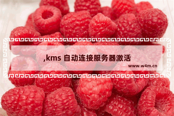 ,kms 自动连接服务器激活