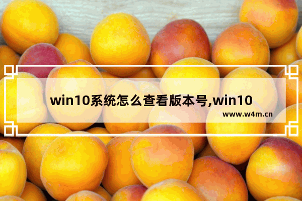 win10系统怎么查看版本号,win10系统怎么看系统版本号