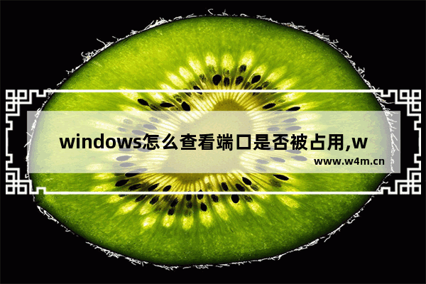 windows怎么查看端口是否被占用,win10系统怎么看端口