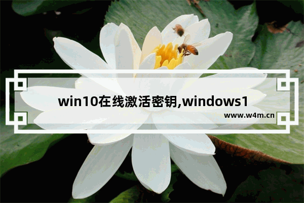 win10在线激活密钥,windows10激活密钥软件