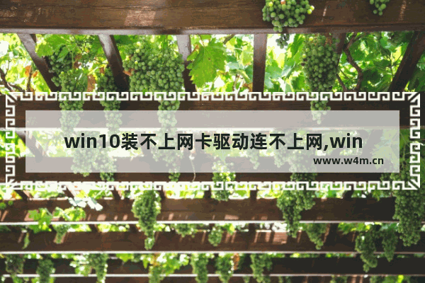 win10装不上网卡驱动连不上网,win10电脑网卡驱动坏了连不上网怎么办