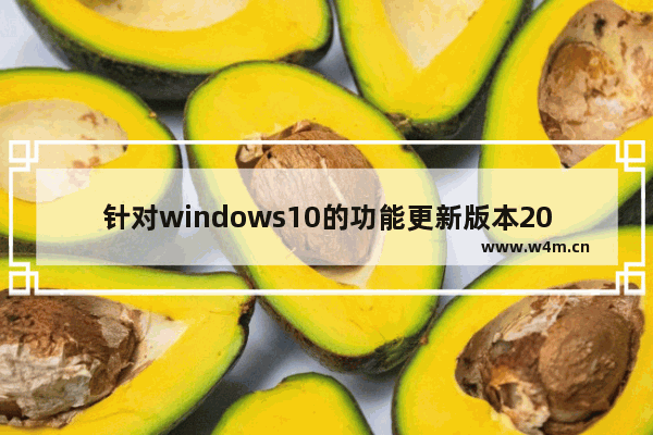 针对windows10的功能更新版本20h2,win10各版本更新内容